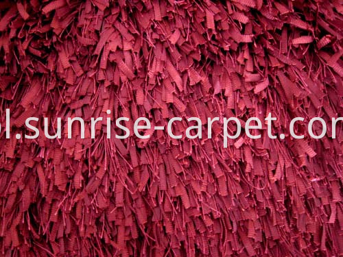 Macro of strip &silk mixed carpet (2)